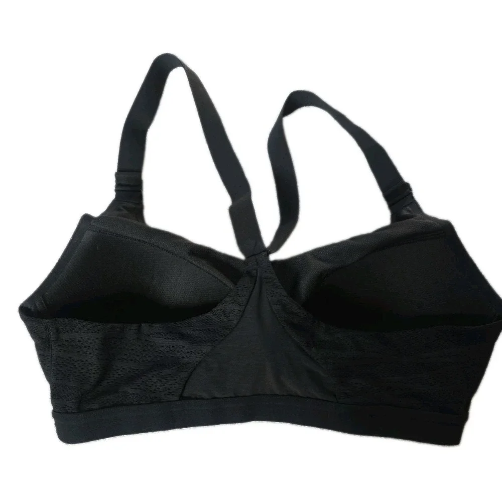 Victoria Secret Sport Bra 36C C80 Incredible Lightweight Wireless Black 377239